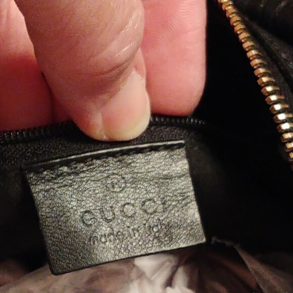 Gucci Vintage Large Abbey D-Ring Hobo in Black Leather EUC - Picture 16 of 16